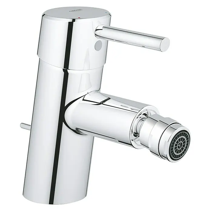 Grohe Concetto Bidetarmatur - Chrom, Glänzend - Glänzende Chrom-Bidetarmatur von Grohe mit modernem Design und präziser Verarbeitung für den stilvollen Waschraum.