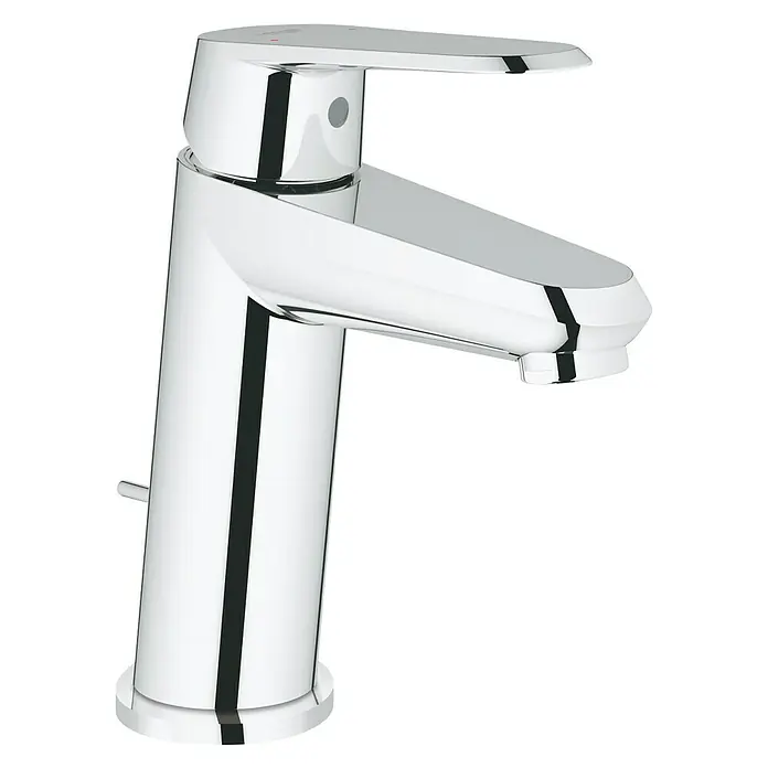 Grohe Eurodisc Cosmopolitan Waschtischarmatur S-Size - 10 l/min, Chrom, Glänzend - Glänzender, verchromter Waschtischmischer mit modernem Design für jedes Badezimmer. Hoher Auslauf bietet Komfort beim Händewaschen.