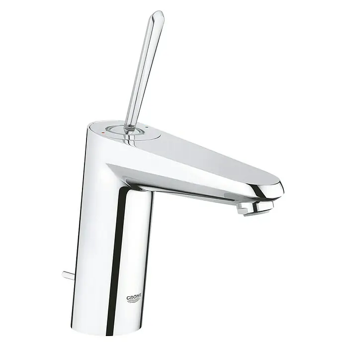 Grohe Eurodisc Joy Waschtischarmatur M-Size - Chrom, Glänzend - Glänzender Grohe Einhand-Waschtischmischer in Chromoptik mit schlankem, hohem Auslauf und seitlichem Bedienhebel für moderne Badezimmer.