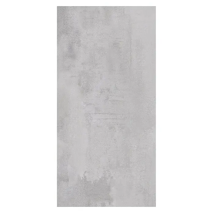 LOGOCLIC Hartvinylboden ElementPro Sharky Tiles - 1.210 x 295 x 5 mm, Fliese, Sharky Tiles - Graue Betontextur mit subtilen Farbunterschieden und einer leicht rauen Oberfläche, ideal für moderne und industrielle Designs.