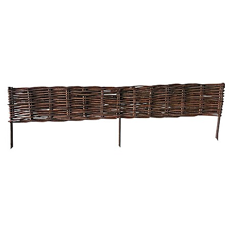 Beeteinfassung (Weide, 120 x 40 cm)