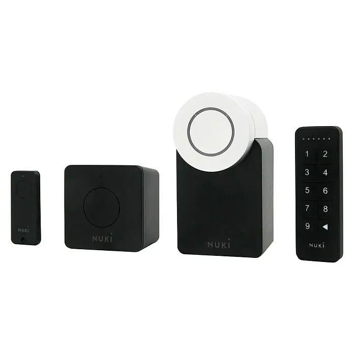 Nuki Funk-Tastatur - Passend für: Nuki elektronisches Türschloss - Nuki Smart Lock Produkte: Türschloss, Bridge, Opener und Keypad für ein intelligentes und sicheres Zuhause.