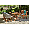 Sunfun Diana Gartenbank (B x T x H: 116 x 59 x 90 cm, Akazie, Helles Teakholz) | BAUHAUS