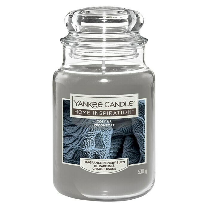 Yankee Candle Home Inspirations DuftkerzeIm Glas, Cosy Up, Large Front View