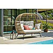 Sunfun Loungesessel Nest Sophie (B x T x H: 173 x 109 x 151 cm, Polyrattan, Beige) | BAUHAUS