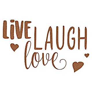 Komar Dekosticker Live Laugh Love