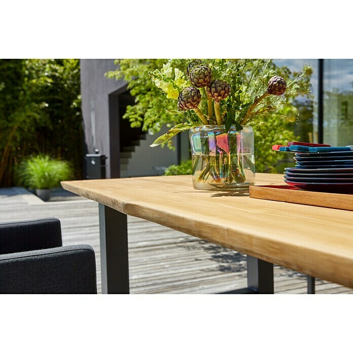 Sunfun GartentischL x B: 240 x 100 cm, Teak, Natur Mood Shot