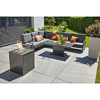 Loungemöbel-Set Maja/Palermo (Aluminium, Polyester, Anthrazit)