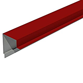 Isopan Perfil de remate lateral Isotego Rojo (4 m x 30 mm x 30 mm, Acero)