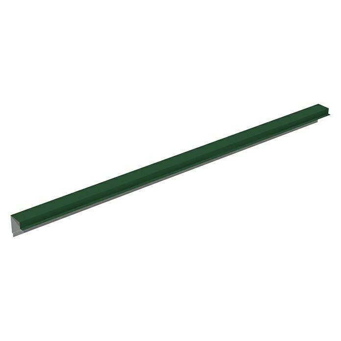Isopan Perfil de remate lateral Isotego Verde (4 m x 30 mm x 30 mm, Acero)