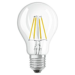 LED-Lampe Glühlampenform E27 klar (E27, Warmweiß, 470 lm, 4 W)