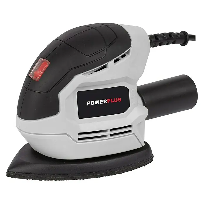 PowerPlus Lijadora multifunción eléctrica  POWC40200 - 130 W, Número de oscilaciones marcha en vacío: 28.000 r.p.m., Diámetro circuito oscilante: 1,2 mm - La lijadora de detalles POWERPLUS es perfecta para tareas de lijado. Su diseño ergonómico facilita su manejo.