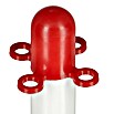Sperrpfosten (Ø x H: 45 x 850 mm, Polypropylen, Rot/Weiß) | BAUHAUS