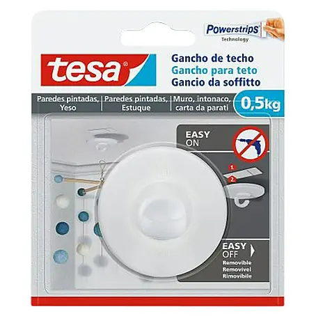 Tesa  Gancho autoadhesivo de techo