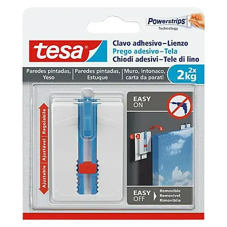 Tesa  Clavo adhesivo Lienzo