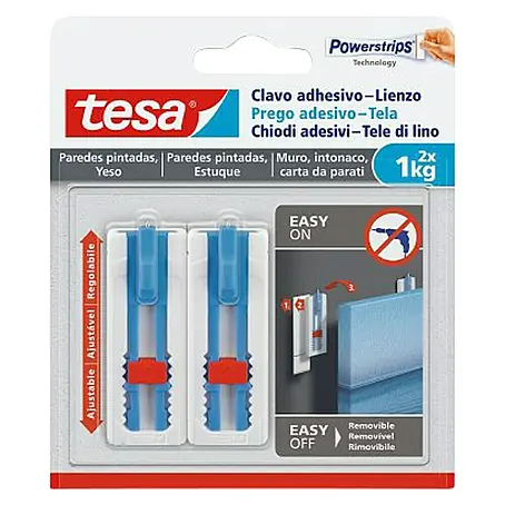 Tesa  Clavo adhesivo Lienzo
