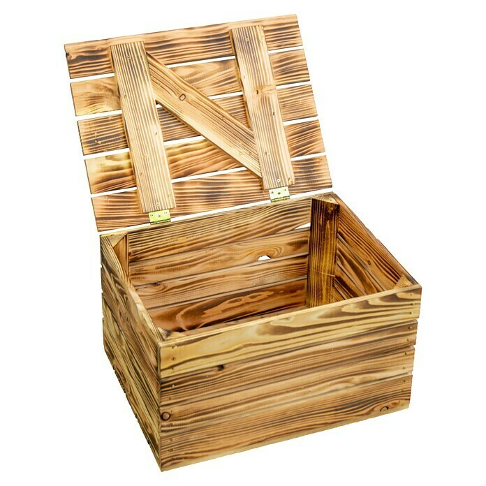 Holzboxen Deckel Holzkisten Aufbewahrungsboxen Kisten Regal