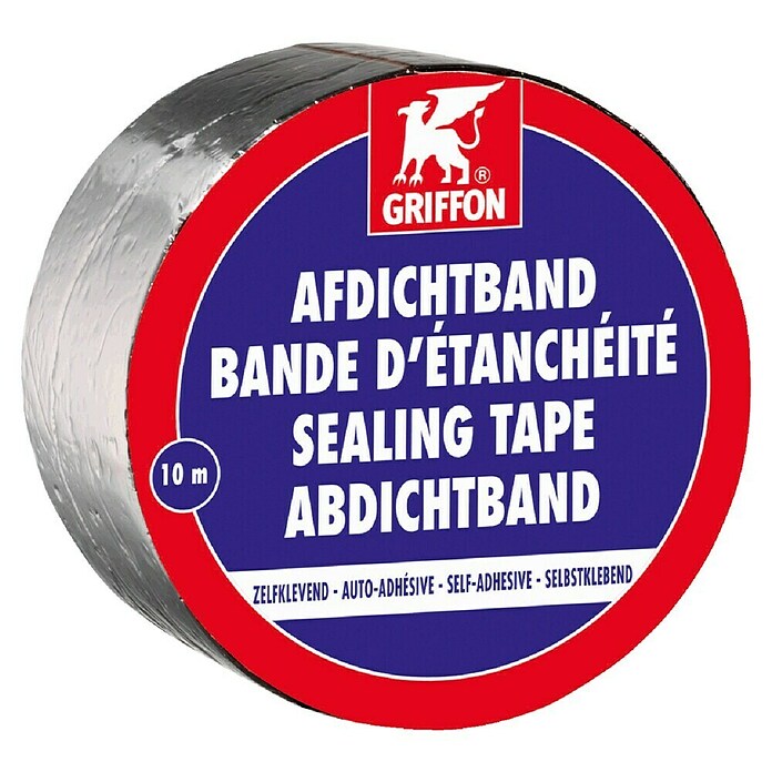 Griffon Afdichtband Aluminium Rol 10 m x 5 cm (Kleur: Zilver) | BAUHAUS