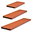 BHS Zaragoza Ladrillo machihembrado (25 x 50 cm, Rojo) | BAUHAUS