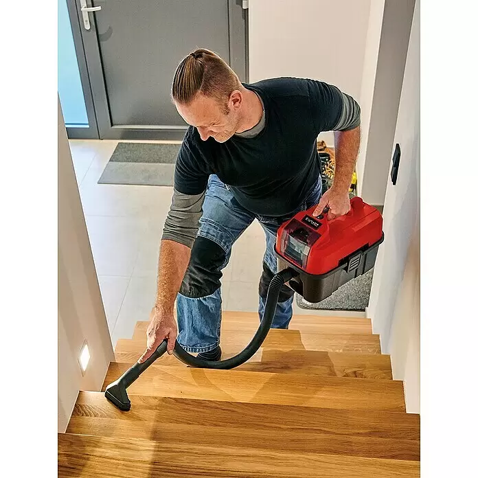 Einhell Power X-Change 18V Akku-Nass-Trockensauger TE-VC 18/10 Li-Solo - 18 V, Ohne Akku, Behältervolumen: 10 l - Anwendungsbeispiel