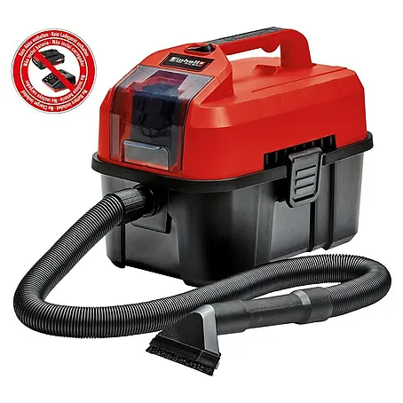 Einhell PXC 18V Aspirador en seco y húmedo de batería TE-VC 18/10 LI-Solo