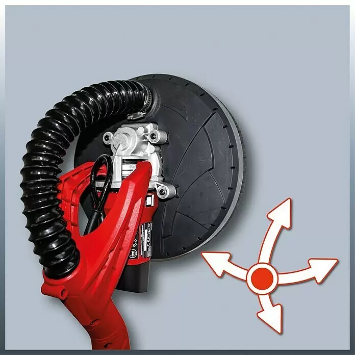 Einhell Wand- & Deckenschleifer TC-DW 225 - 600 W, Durchmesser Schleifscheibe: 225 mm - Detailaufnahme