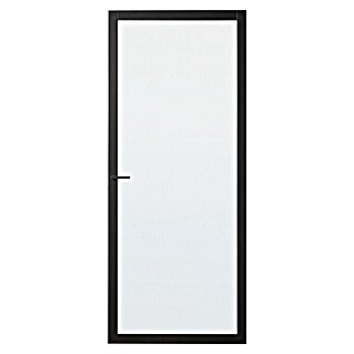 Solid Elements Binnendeur SE 7005 blank glas (93 x 201,5 cm, Draairichting: Links, Zwart, Opdek)