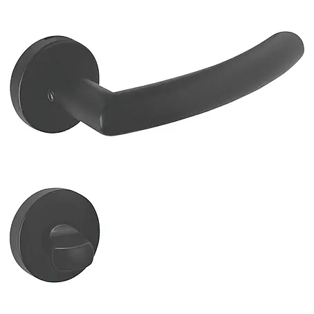 Lienbacher WC-Drückergarnitur Cuba Black Line