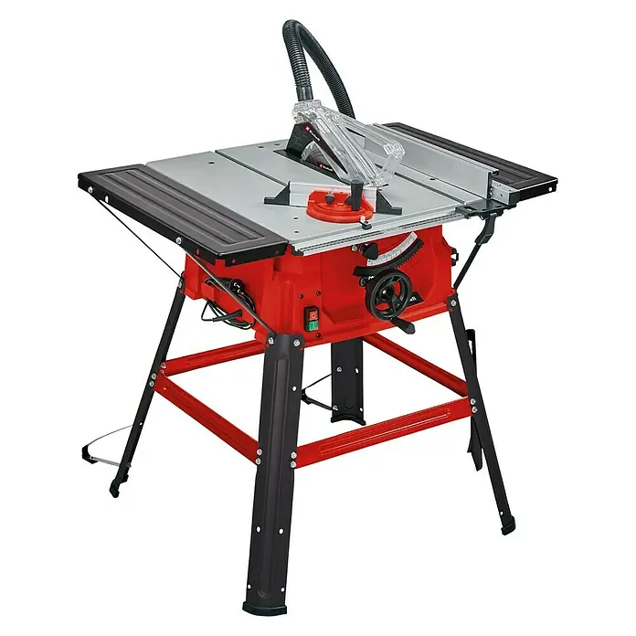 Einhell Sierra circular de mesa TC-TS 2025/2 U - 1.800 W, Diámetro hoja de sierra: 250 mm, Profundidad de corte a 90 °: 85 mm - Sierra de mesa Einhell, ideal para trabajos de madera precisos. Su diseño robusto y las opciones de ajuste flexibles la hacen la herramienta perfecta.