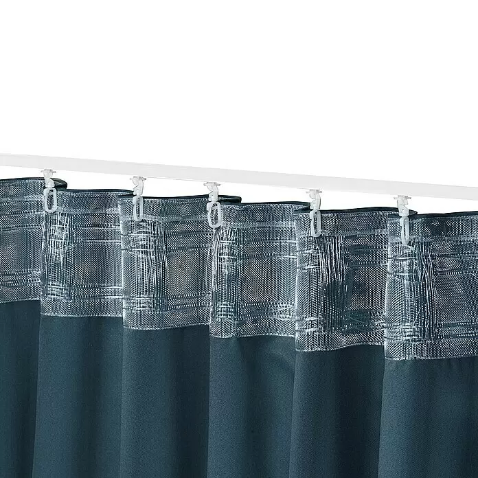 Elbersdrucke Verdunkelungsvorhang Midnight - 140 x 255 cm, 100 % Polyester, Blau - Detailaufnahme