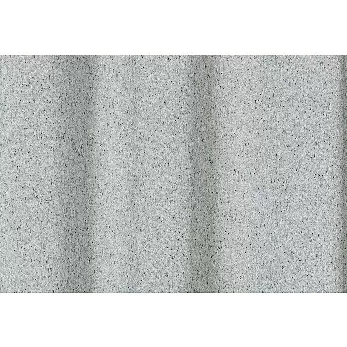 Elbersdrucke Ösenschal Elba - Grau, B x H: 140 x 255 cm, 100% Polyester - Detailaufnahme