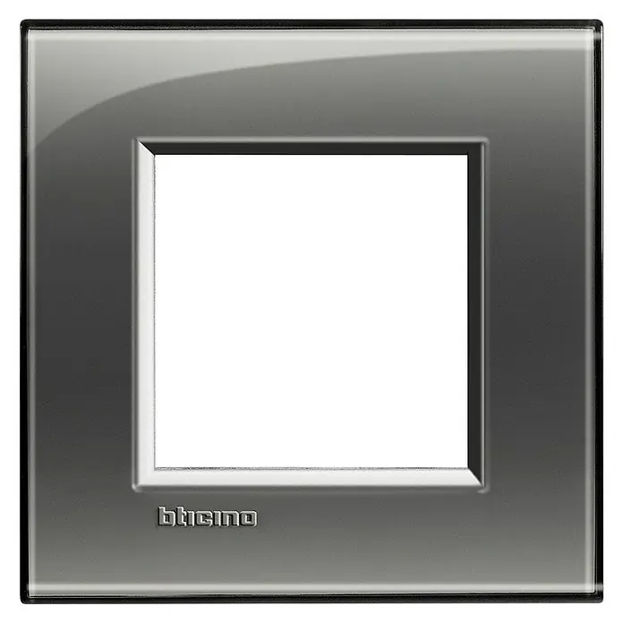 Bticino Living Light Marco - Gris oscuro, Modelo de mecanismos: x 1, Plástico, Instalar - El marco Bticino es un accesorio elegante y moderno para tus interruptores de luz. Aporta un toque elegante a la decoración.