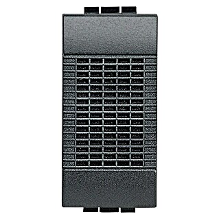 Bticino Living Light Pulsador para estancias con humedad (Antracita, Montaje en superficie)