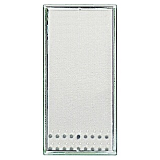 Bticino Living Light Pulsador tecla personalizable Simple (Transparente/Blanco, Montaje en la pared, Plástico)