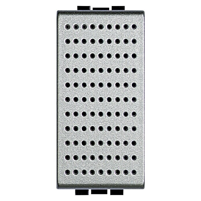 Bticino Living Light Pulsador para estancias con humedad (Plateado, Montaje en superficie) | BAUHAUS