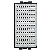 Bticino Living Light Pulsador para estancias con humedad (Plateado, Montaje en superficie) | BAUHAUS