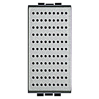 Bticino Living Light Pulsador para estancias con humedad (Plateado, Montaje en superficie)