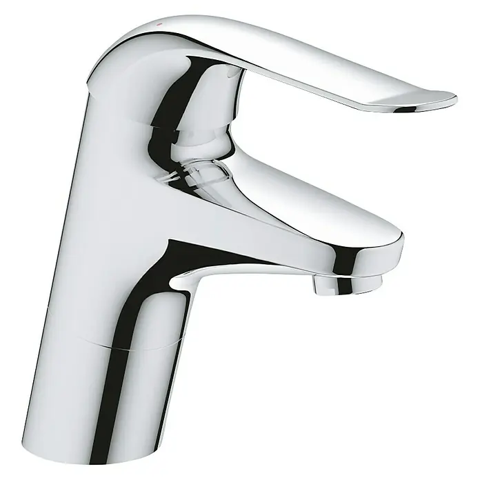 Grohe Euroeco Special Waschtischarmatur groß - Chrom, Glänzend, Ohne Zugstange - Glänzender Chrom-Wasserhahn mit modernem Design und klaren Linien, ideal für ein stilvolles Badezimmer.