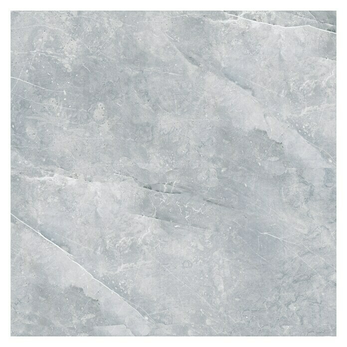 Feinsteinzeugfliese (60 x 60 cm, Grau, Glasiert)