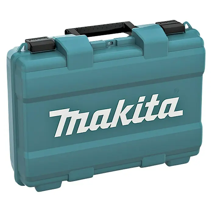 Makita Taladro atornillador percutor de batería HP457DWE - 18 V, 2 baterías, 1,5 Ah, 42 Nm - Maletín de herramientas Makita, robusto e ideal para transportar y guardar tus herramientas. Práctico y duradero.