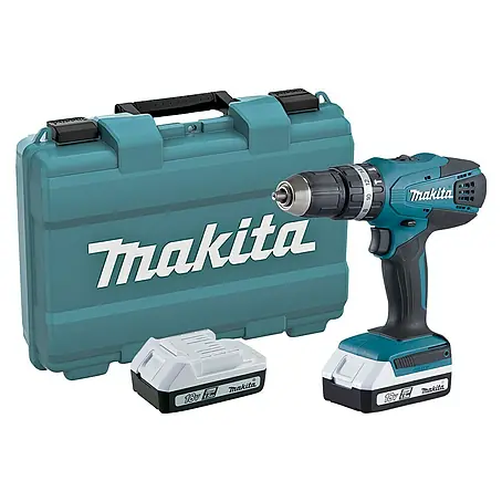 Makita  Taladro atornillador percutor de batería HP457DWE