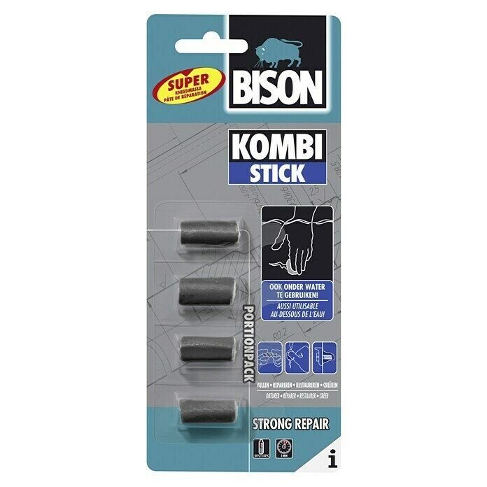 Afbeelding van Bison Kombi 2-componentenlijm Stick Portion 20 g