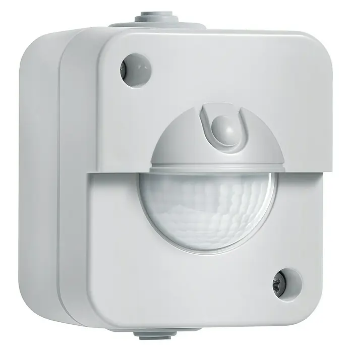 Steinel Bewegungsmelder IR 180 AP easy - Reichweite Sensor: 8 m, Weiß, Erfassungswinkel Sensor: 180 °, L x B x H: 8,2 x 7,2 x 6,7 cm - Weißer Bewegungsmelder für den Innenbereich mit halbrunder Linse zur Erfassung von Bewegungen in einem Raum.