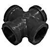 Walteco Rusticline Kreuzstück Tube (Stahl, Schwarz) | BAUHAUS