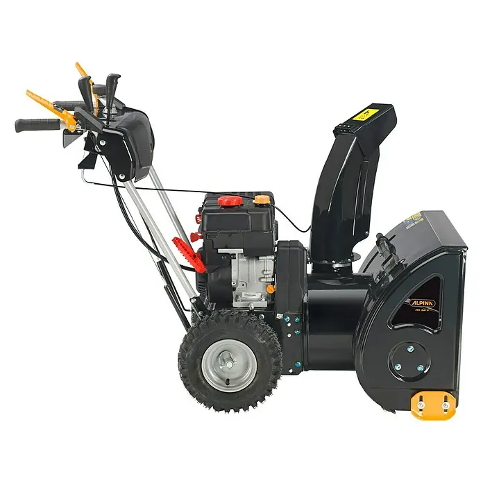 Alpina Benzin-Schneefräse AS 56 P - 4,4 kW, 212 cm³, Arbeitsbreite: 56 cm - Abbildung einer ALPINA Schneefräse, Modell AS 56 P, für den Winterdienst, mit robustem Design.