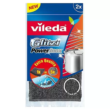 Vileda  Reinigungspad Glitzi Power Inox