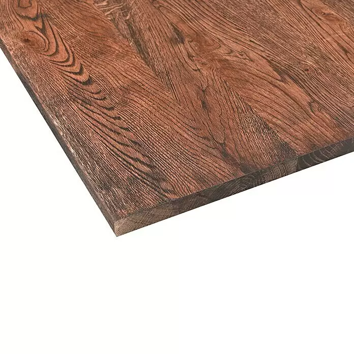 Exclusivholz Tischplatte Eiche Bern - Eiche, 200 x 80 x 2,6 cm - Detailaufnahme