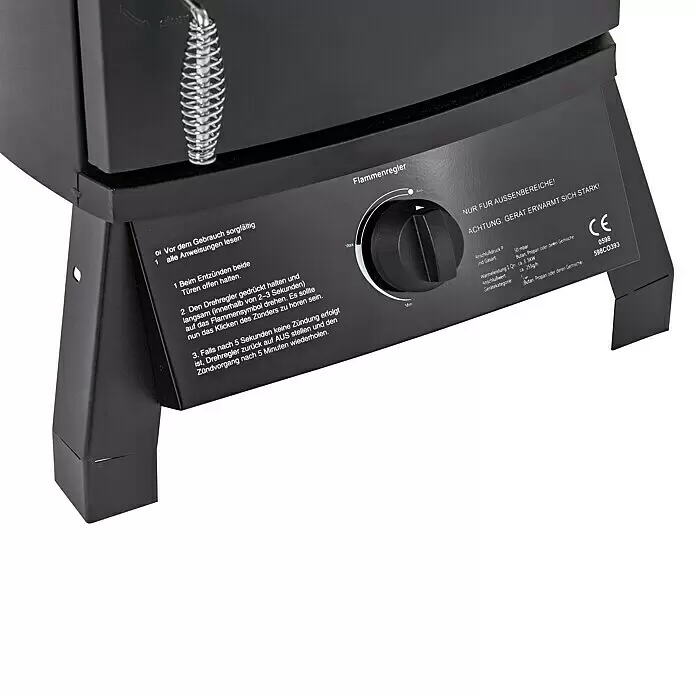 El Fuego Smoker L - Grillfläche (B x T): 32 x 31 cm, 3,5 kW - Detailaufnahme