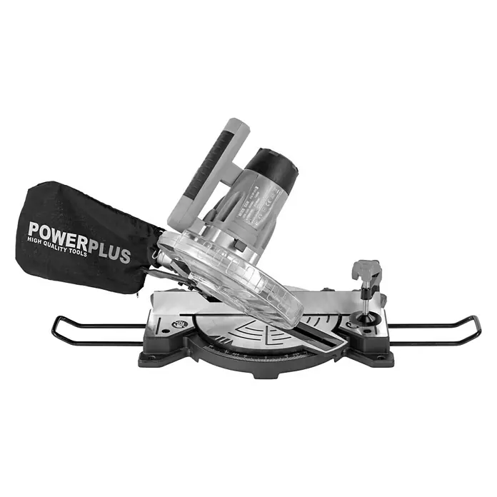 PowerPlus Sierra ingletadora POWX075700 - 1.500 W, Diámetro hoja de sierra: 210 mm, 5.000 r.p.m. - Una sierra ingletadora Powerplus para trabajos de madera precisos, ideal para profesionales y aficionados al bricolaje. Herramientas de alta calidad.