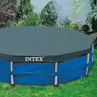 Intex Cubierta de piscina Frame Pool (Diámetro: 366 cm, Material: Plástico)